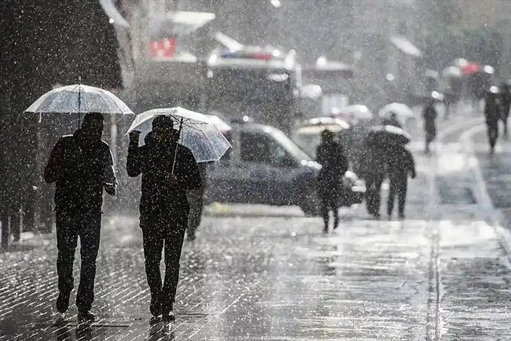 14 il i&ccedil;in "sarı" kodlu kuvvetli yağış uyarısı