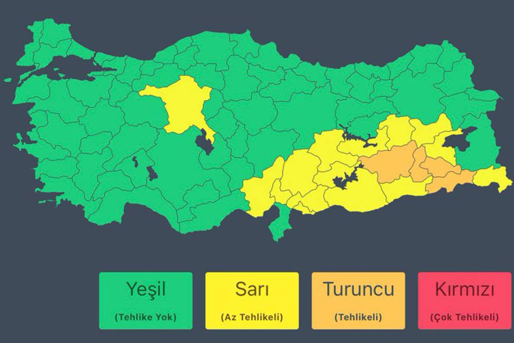 İ&ccedil;işleri Bakanlığı: Bir&ccedil;ok ilde kuvvetli ve şiddetli sağanak bekleniyor