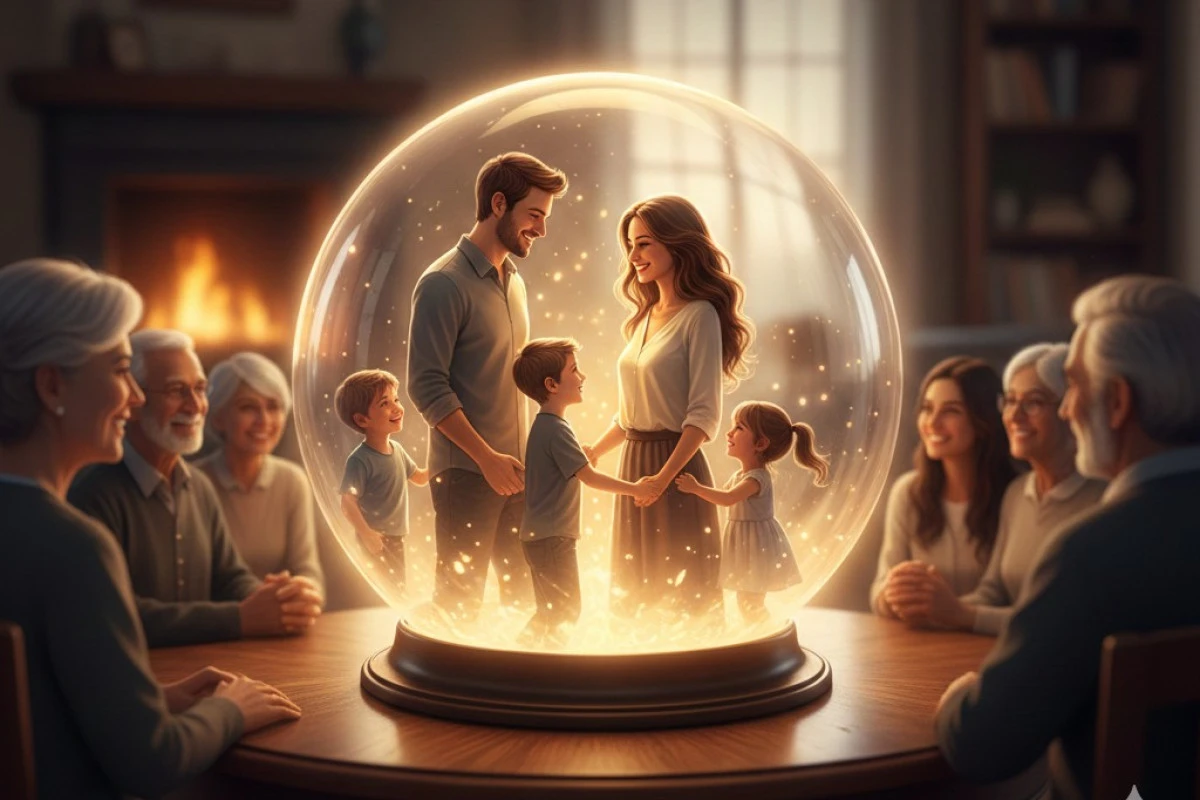 ​EVLİLİKLERDEKİ 'FANUS' ETKİSİ: &Ccedil;EKİRDEK AİLE DENGESİ NASIL KURULUR?